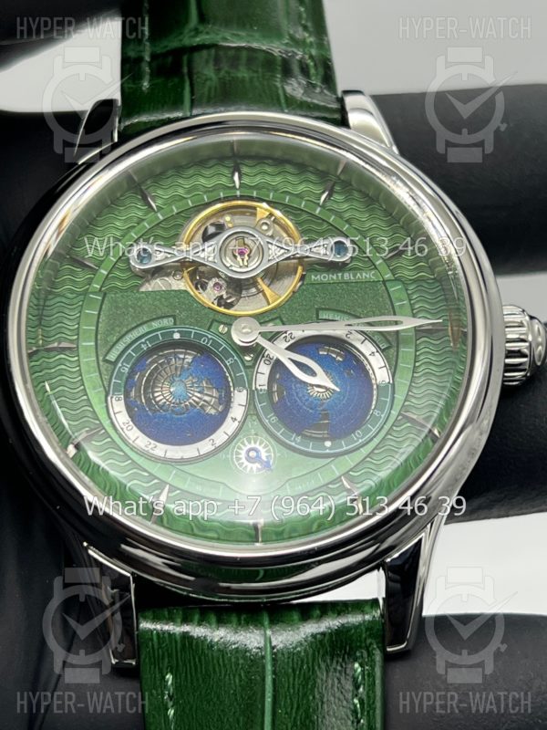 Фото 3 - Montblanc Collection Villeret Tourbillon Cylindrique NightSky Geospheres 44mm Art 8817
