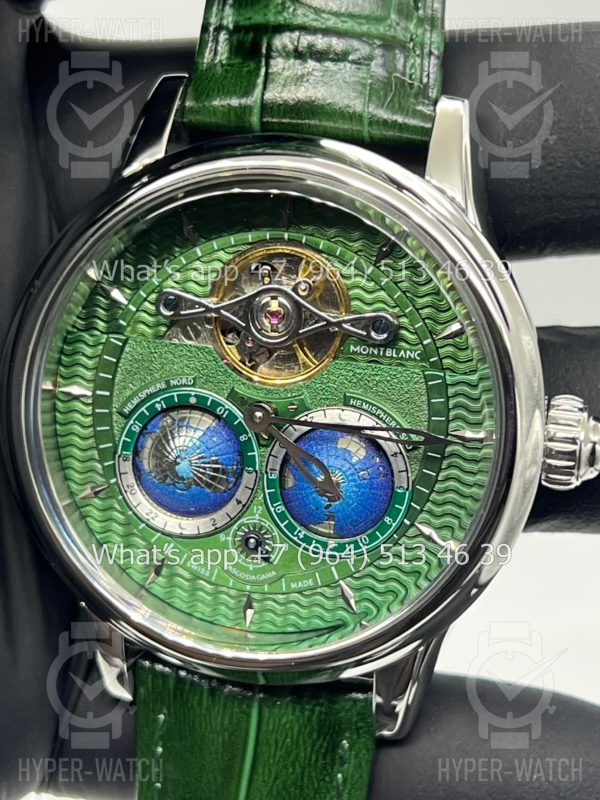Фото 5 - Montblanc Collection Villeret Tourbillon Cylindrique NightSky Geospheres 44mm Art 8817