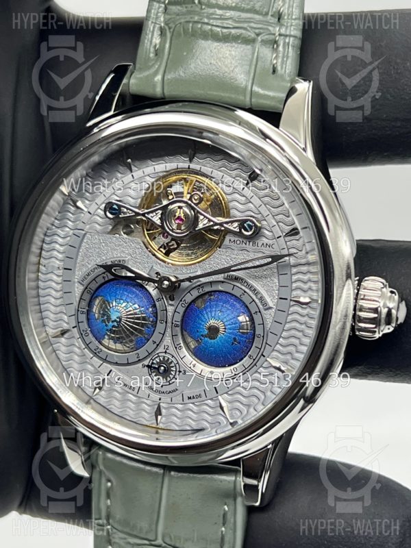 Фото 3 - Montblanc Collection Villeret Tourbillon Cylindrique NightSky Geospheres 44mm Art 8816