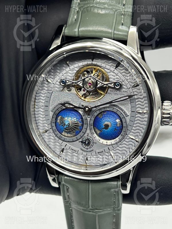 Фото 6 - Montblanc Collection Villeret Tourbillon Cylindrique NightSky Geospheres 44mm Art 8816