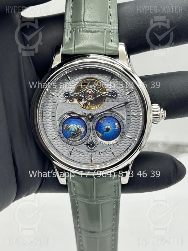 Фото 7 - Montblanc Collection Villeret Tourbillon Cylindrique NightSky Geospheres 44mm Art 8816
