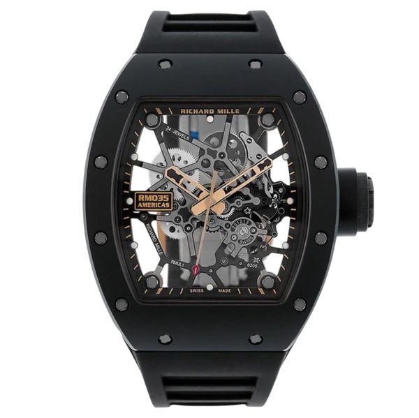 Товар Richard Mille RM 035 Americas Black Steel Art 10238 Фото 1 - Richard Mille RM 035 Americas Black Steel Art 10238