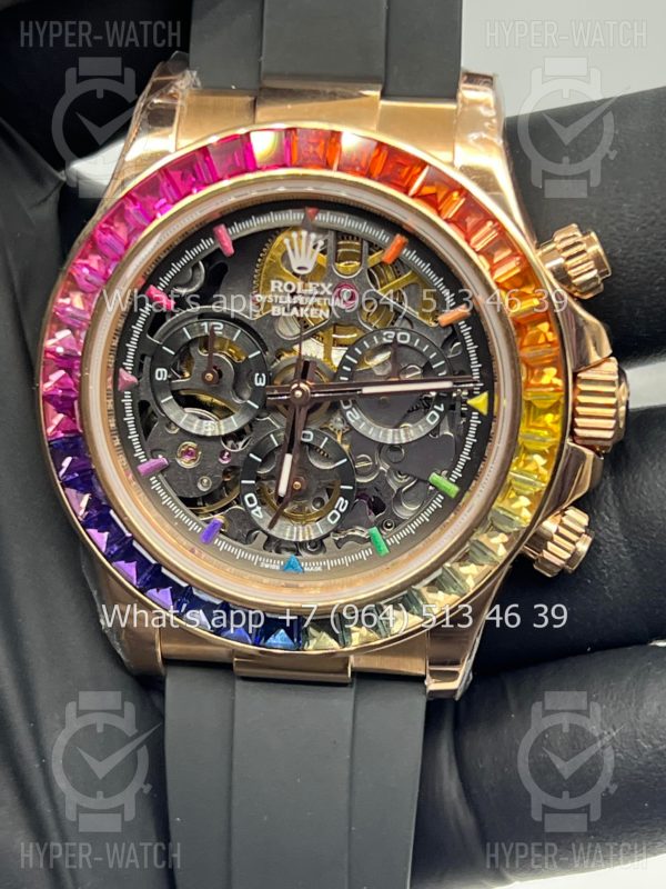 Товар Rolex Cosmograph Daytona 40mm Blaken Skeleton Gold Art 10627 Фото 2 - Rolex Cosmograph Daytona 40mm Blaken Skeleton Gold Art 10627