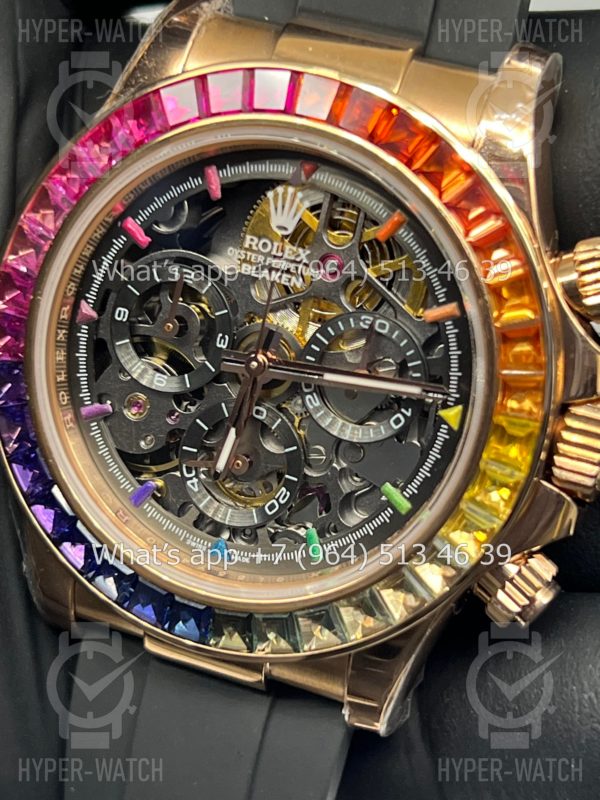 Товар Rolex Cosmograph Daytona 40mm Blaken Skeleton Gold Art 10627 Фото 7 - Rolex Cosmograph Daytona 40mm Blaken Skeleton Gold Art 10627
