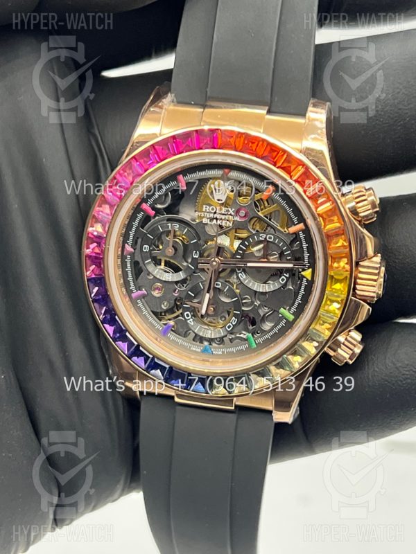 Товар Rolex Cosmograph Daytona 40mm Blaken Skeleton Gold Art 10627 Фото 10 - Rolex Cosmograph Daytona 40mm Blaken Skeleton Gold Art 10627