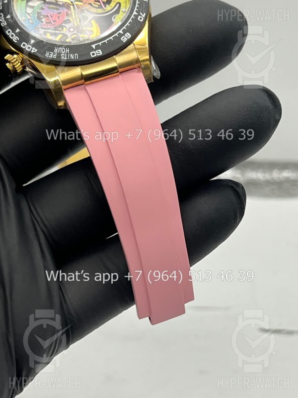 Товар Rolex Cosmograph Daytona 40mm Blaken Skeleton Pink Art 10626 Фото 10 - Rolex Cosmograph Daytona 40mm Blaken Skeleton Pink Art 10626