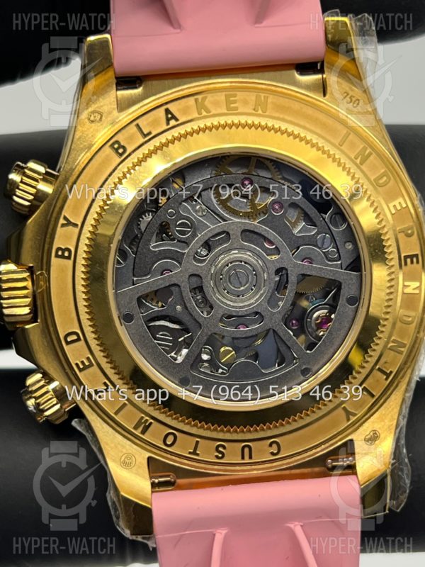 Товар Rolex Cosmograph Daytona 40mm Blaken Skeleton Pink Art 10626 Фото 13 - Rolex Cosmograph Daytona 40mm Blaken Skeleton Pink Art 10626