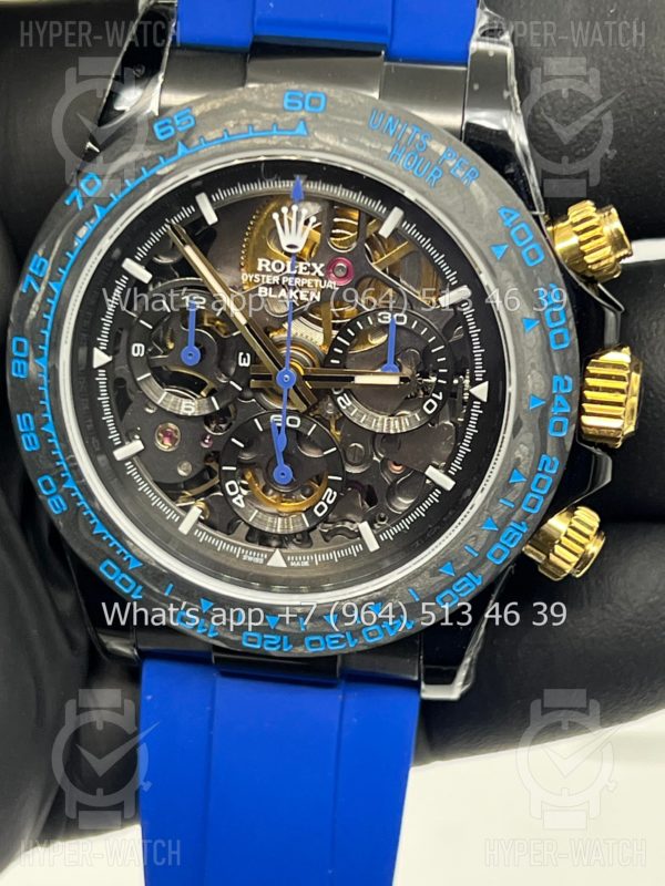 Товар Rolex Cosmograph Daytona 40mm Blaken Skeleton Blue Art 10625 Фото 2 - Rolex Cosmograph Daytona 40mm Blaken Skeleton Blue Art 10625