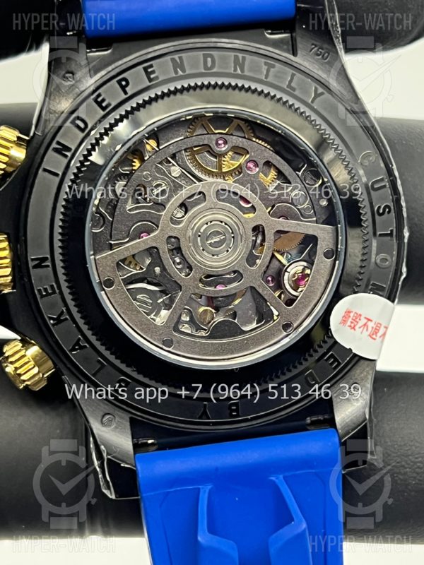 Товар Rolex Cosmograph Daytona 40mm Blaken Skeleton Blue Art 10625 Фото 15 - Rolex Cosmograph Daytona 40mm Blaken Skeleton Blue Art 10625