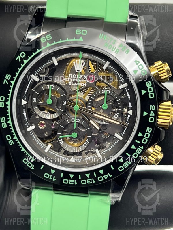 Товар Rolex Cosmograph Daytona 40mm Blaken Skeleton Green Art 10624 Фото 3 - Rolex Cosmograph Daytona 40mm Blaken Skeleton Green Art 10624