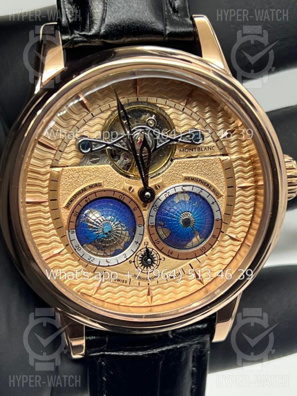 Фото 3 - Montblanc Collection Villeret Tourbillon Cylindrique NightSky Geospheres 44mm Art 10752