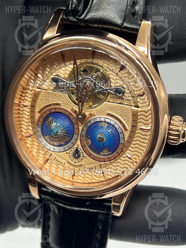 Фото 4 - Montblanc Collection Villeret Tourbillon Cylindrique NightSky Geospheres 44mm Art 10752