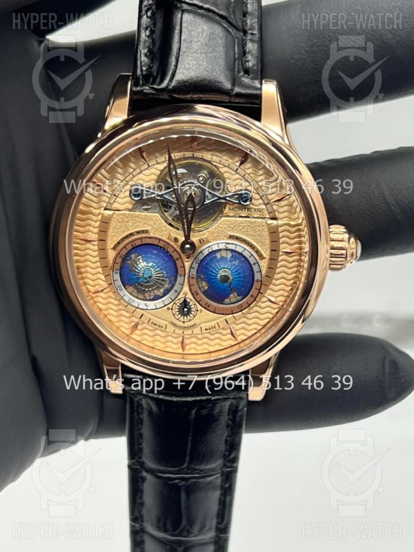 Фото 7 - Montblanc Collection Villeret Tourbillon Cylindrique NightSky Geospheres 44mm Art 10752