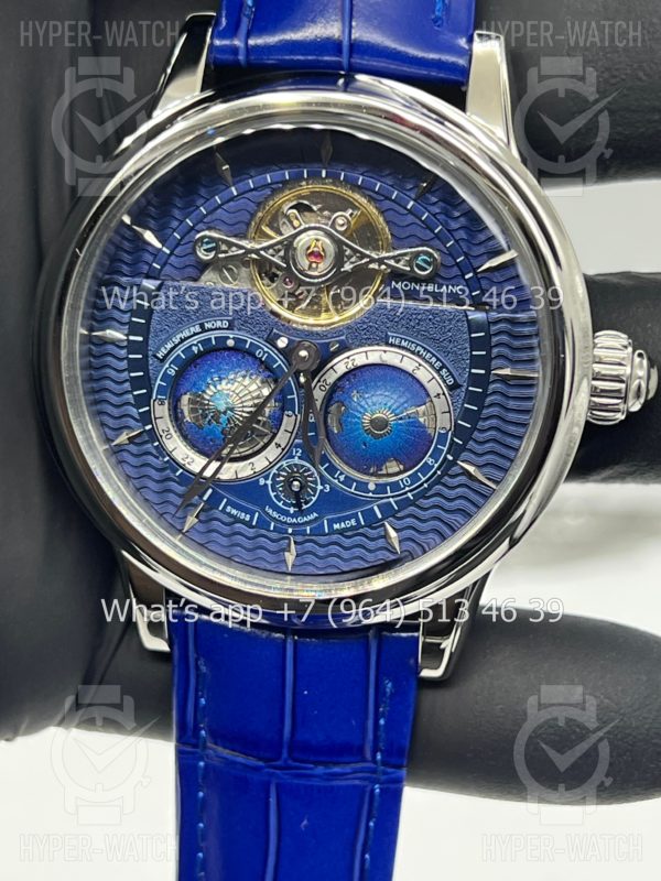 Фото 2 - Montblanc Collection Villeret Tourbillon Cylindrique NightSky Geospheres 44mm Art 10751
