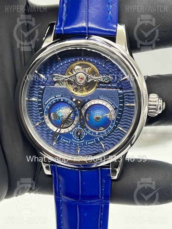 Фото 4 - Montblanc Collection Villeret Tourbillon Cylindrique NightSky Geospheres 44mm Art 10751