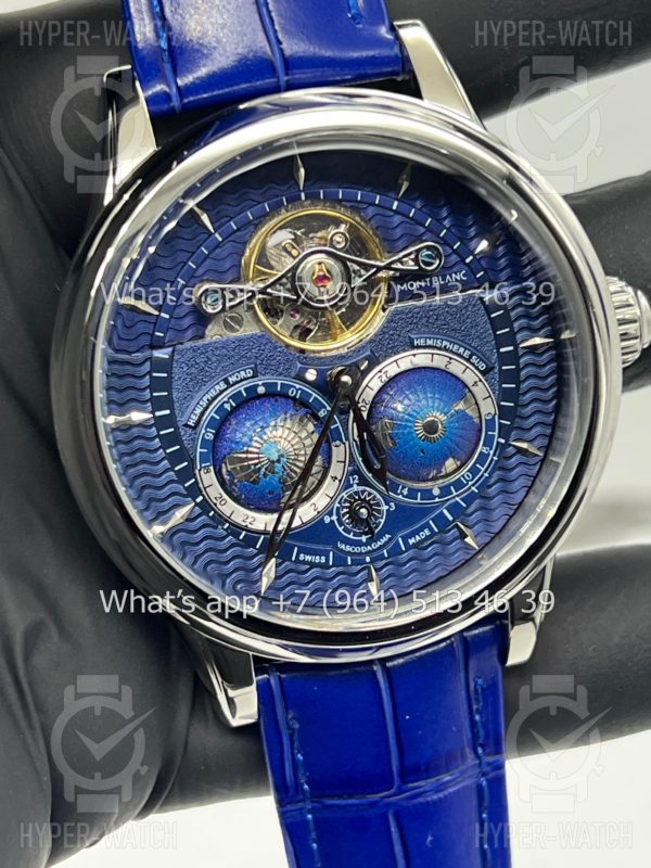 Фото 5 - Montblanc Collection Villeret Tourbillon Cylindrique NightSky Geospheres 44mm Art 10751