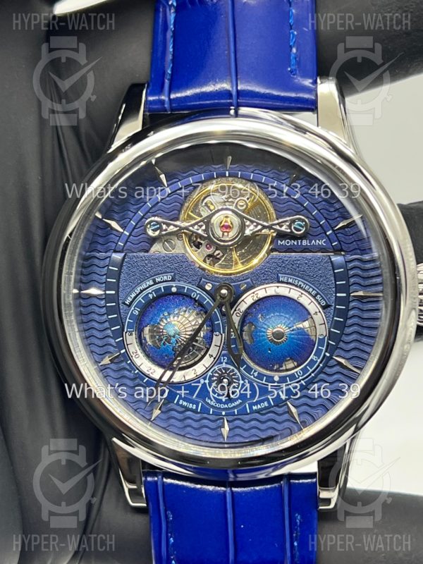 Фото 7 - Montblanc Collection Villeret Tourbillon Cylindrique NightSky Geospheres 44mm Art 10751