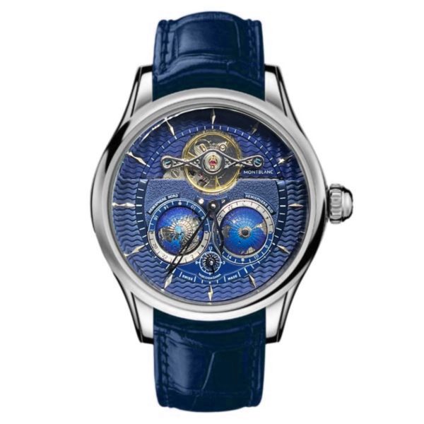 Фото 1 - Montblanc Collection Villeret Tourbillon Cylindrique NightSky Geospheres 44mm Art 10751