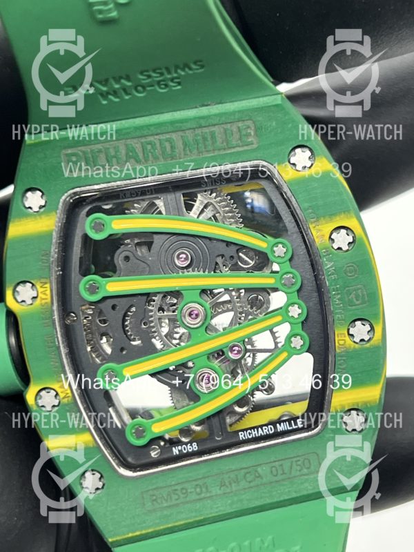 Товар Richard Mille RM 59-01 Tourbillon Green Art 11609 Фото 20 - Richard Mille RM 59-01 Tourbillon Green Art 11609