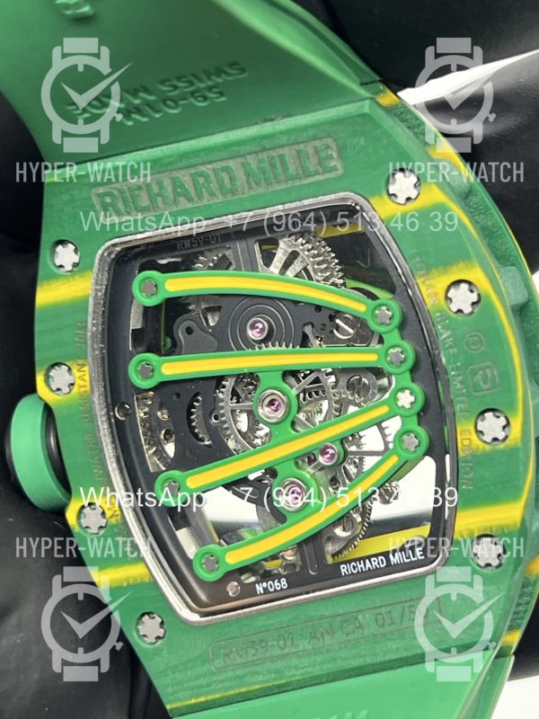 Товар Richard Mille RM 59-01 Tourbillon Green Art 11609 Фото 21 - Richard Mille RM 59-01 Tourbillon Green Art 11609
