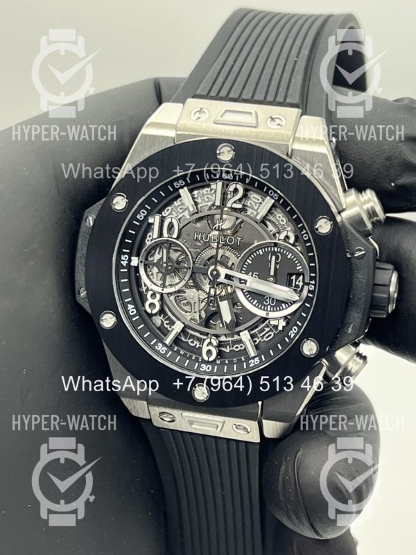 Товар Hublot Big Bang Unico 42mm 421.NM.1170.RX Black Steel Фото 9 - Hublot Big Bang Unico 42mm 421.NM.1170.RX Black Steel